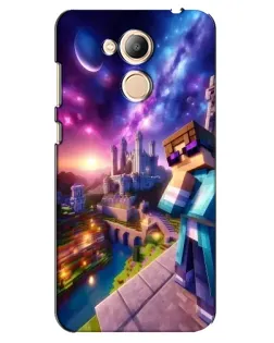 Чехол для Huawei Honor 6c Pro с картинкой «Стив и космос»