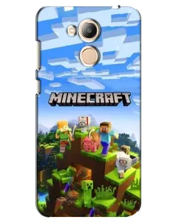 Чехол для Huawei Honor 6c Pro с картинкой «Minecraft классический мир»