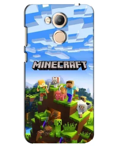 Чехол для Huawei Honor 6c Pro с картинкой «Minecraft классический мир»