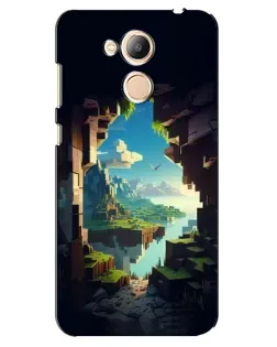 Чехол для Huawei Honor 6c Pro с картинкой «Вид из пещеры»
