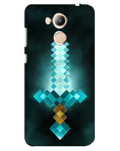 Чехол для Huawei Honor 6c Pro с картинкой «Алмазный меч неон»