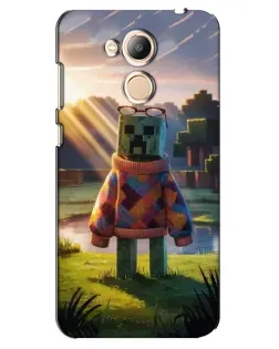 Чехол для Huawei Honor 6c Pro с картинкой «Крипер в свитере»