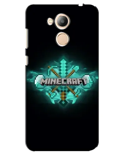 Чехол для Huawei Honor 6c Pro с картинкой «Minecraft Diamond лого»