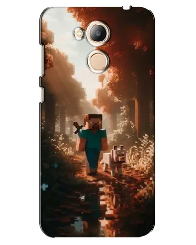 Чехол для Huawei Honor 6c Pro с картинкой «Стив в лесу»
