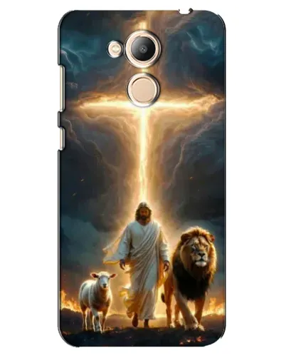 Чехол для Huawei Honor 6c Pro с картинкой «Лев Иуды и Свет» Чехол для Huawei Honor 6c Pro с картинкой «Лев Иуды и Свет»