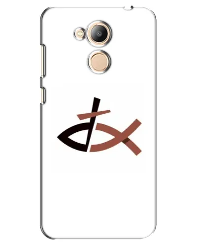 Чехол для Huawei Honor 6c Pro с картинкой «Рыба и крест» Чехол для Huawei Honor 6c Pro с картинкой «Рыба и крест»