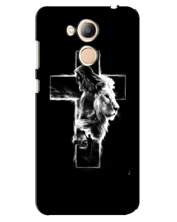 Чехол для Huawei Honor 6c Pro с картинкой «Сияющий крест Jesus» Чехол для Huawei Honor 6c Pro с картинкой «Сияющий крест Jesus»