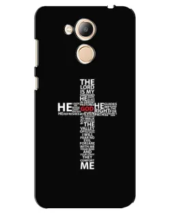 Чехол для Huawei Honor 6c Pro с картинкой «Текстовый крест» Чехол для Huawei Honor 6c Pro с картинкой «Текстовый крест»