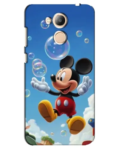 Чехол для Huawei Honor 6c Pro с картинкой «Mickey и мыльные пузыри»