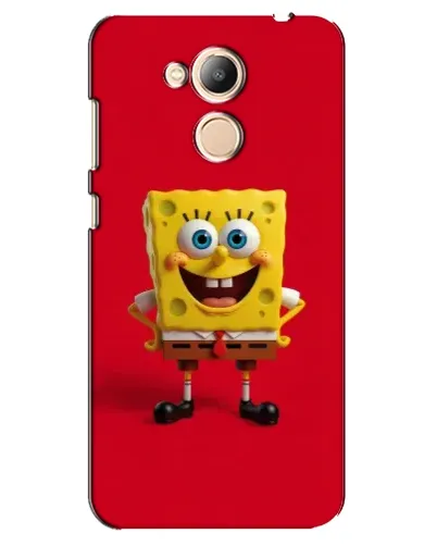 Чехол для Huawei Honor 6c Pro с картинкой «Спанч Боб на красном»