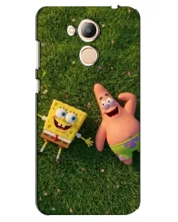 Чехол для Huawei Honor 6c Pro с картинкой «Друзья на лужайке»