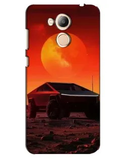 Чехол для Huawei Honor 6c Pro с картинкой «Cybertruck на Марсе»