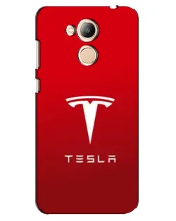 Чехол для Huawei Honor 6c Pro с картинкой «Tesla Red Classic»