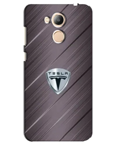 Чехол для Huawei Honor 6c Pro с картинкой «Металлическая текстура Tesla»