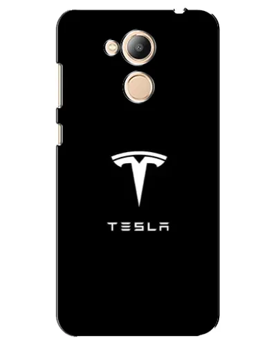 Чехол для Huawei Honor 6c Pro с картинкой «Tesla White Logo»