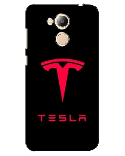 Чехол для Huawei Honor 6c Pro с картинкой «Tesla Red Logo»