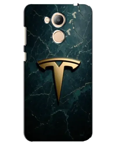 Чехол для Huawei Honor 6c Pro с картинкой «Мраморная Tesla Gold»