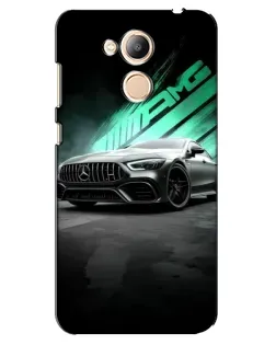 Чехол для Huawei Honor 6c Pro с картинкой «Темный Mercedes AMG»