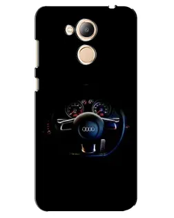 Чехол для Huawei Honor 6c Pro с картинкой «Салон Audi — руль»