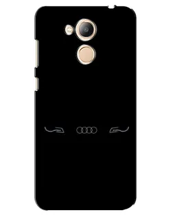 Чехол для Huawei Honor 6c Pro с картинкой «Audi — световой подпись»