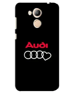 Чехол для Huawei Honor 6c Pro с картинкой «Логотип Audi Heart»