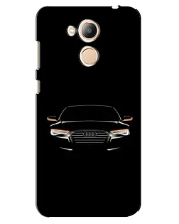 Чехол для Huawei Honor 6c Pro с картинкой «Audi — ночной контур»