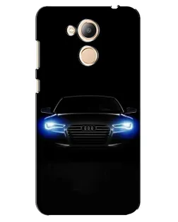 Чехол для Huawei Honor 6c Pro с картинкой «Audi в неоне»