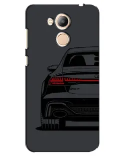 Чехол для Huawei Honor 6c Pro с картинкой «Задняя часть Audi — арт»