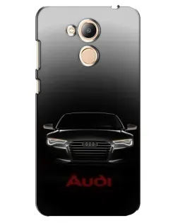 Чехол для Huawei Honor 6c Pro с картинкой «Audi — градиентный контур»
