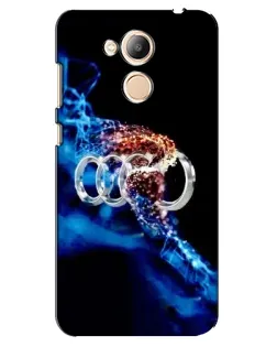 Чехол для Huawei Honor 6c Pro с картинкой «Энергия лого Audi»