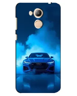 Чехол для Huawei Honor 6c Pro с картинкой «Audi — голубая энергия»