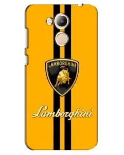 Чехол для Huawei Honor 6c Pro с картинкой «Lamborghini Stripe желтый»