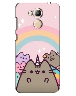 Чехол для Huawei Honor 6c Pro с картинкой «Единорог Pusheen»