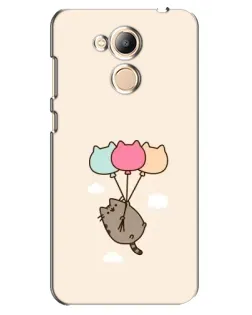 Чехол для Huawei Honor 6c Pro с картинкой «Пушин на шариках»