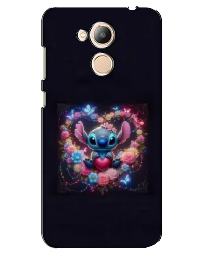 Чехол для Huawei Honor 6c Pro с картинкой «Stitch в цветах»