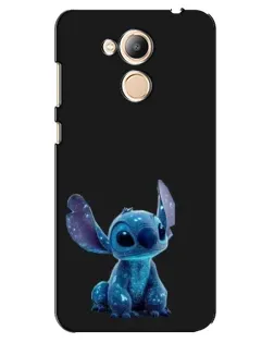 Чехол для Huawei Honor 6c Pro с картинкой «Стич на черном»