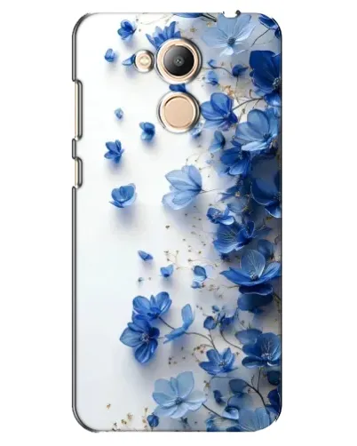 Чехол для Huawei Honor 6c Pro с картинкой «Голубой цветочный каскад»