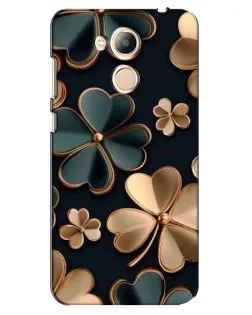 Чехол для Huawei Honor 6c Pro с картинкой «Клевер в золоте»