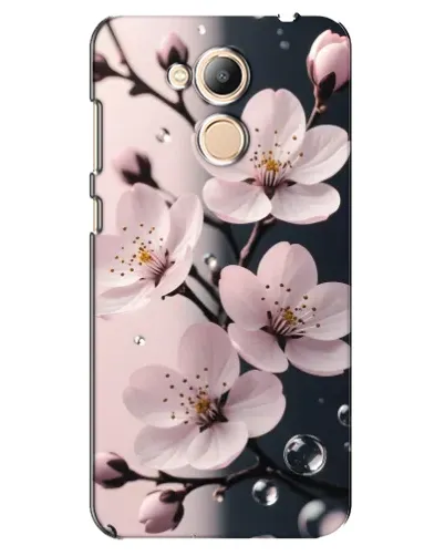 Чехол для Huawei Honor 6c Pro с картинкой «Нежная сакура и капли» Чехол для Huawei Honor 6c Pro с картинкой «Нежная сакура и капли»