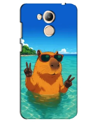 Чехол для Huawei Honor 6c Pro с картинкой «Морская капибара»