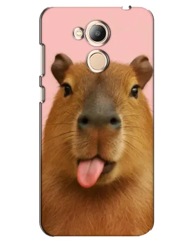 Чехол для Huawei Honor 6c Pro с картинкой «Капибара с языком»