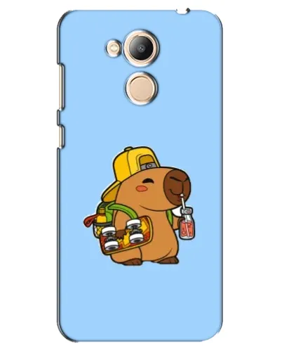 Чехол для Huawei Honor 6c Pro с картинкой «Капибара на скейте»