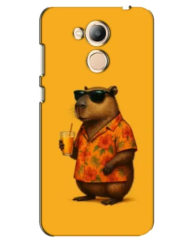 Чехол для Huawei Honor 6c Pro с картинкой «Капибара на отдыхе»