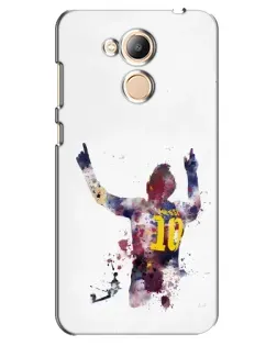 Чехол для Huawei Honor 6c Pro с картинкой «Акварельный Месси Барселона»