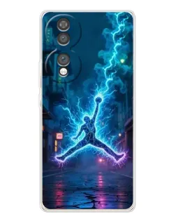 Чехол для Huawei Honor 70 с картинкой «Jordan Gold Jumpman»