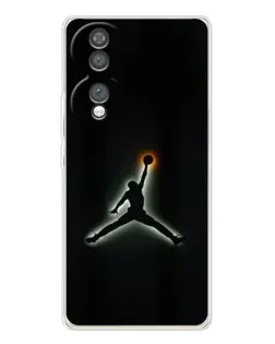 Чехол для Huawei Honor 70 с картинкой «Jordan Gradient Logo»