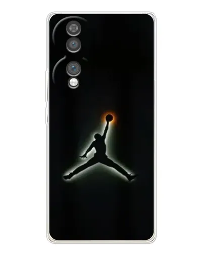 Чехол для Huawei Honor 70 с картинкой «Jordan Gradient Logo»