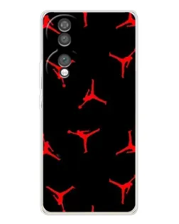 Чехол для Huawei Honor 70 с картинкой «Jordan Red Pattern»