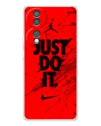 Чехол для Huawei Honor 70 с картинкой «Nike Just Do It»