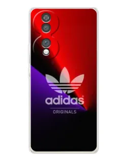 Чехол для Huawei Honor 70 с картинкой «Adidas Red Neon»
